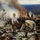 Eero Järnefelt, Burning the Brushwood, 1893. (Wikimedia Commons)